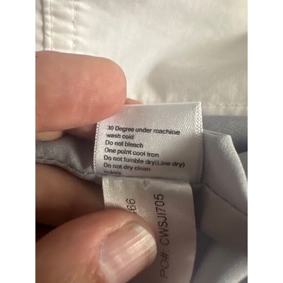 Calvin Klein White Belted Trench Coat Women's size Medium Rain Wind Weather - Picture 9 of 10